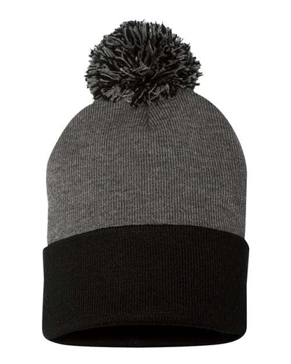 Sportsman SP15 12" Pom-Pom Cuffed Beanie-5