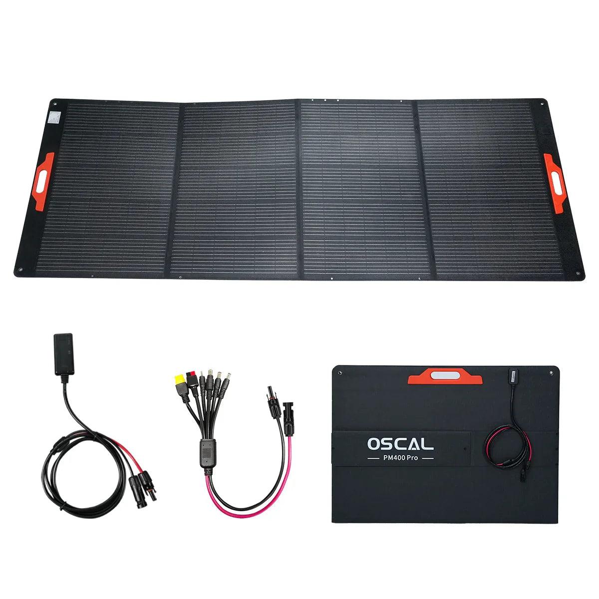 OSCAL PM400 Pro 400W Foldable Solar Panel for PowerMax 6000, 3600 & 2400-4