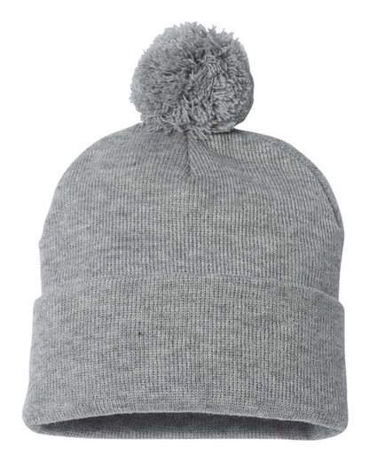 Sportsman SP15 12" Pom-Pom Cuffed Beanie-18
