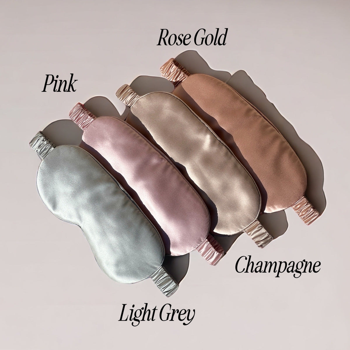 Premium Organic Silk Sleep Mask - Rose Gold-2
