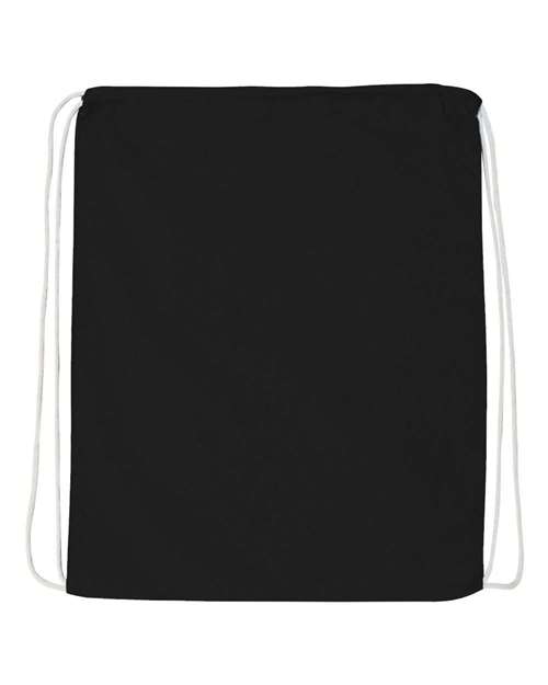 Q-Tees Q4500 Economical Cotton Drawstring Bag-1