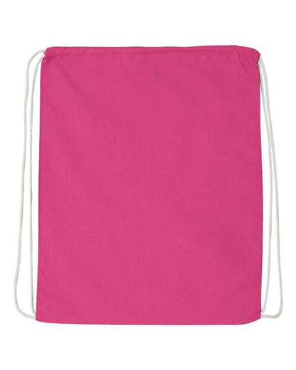 Q-Tees Q4500 Economical Cotton Drawstring Bag-7
