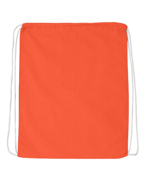 Q-Tees Q4500 Economical Cotton Drawstring Bag-12