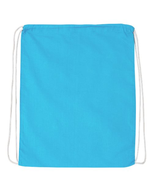 Q-Tees Q4500 Economical Cotton Drawstring Bag-16