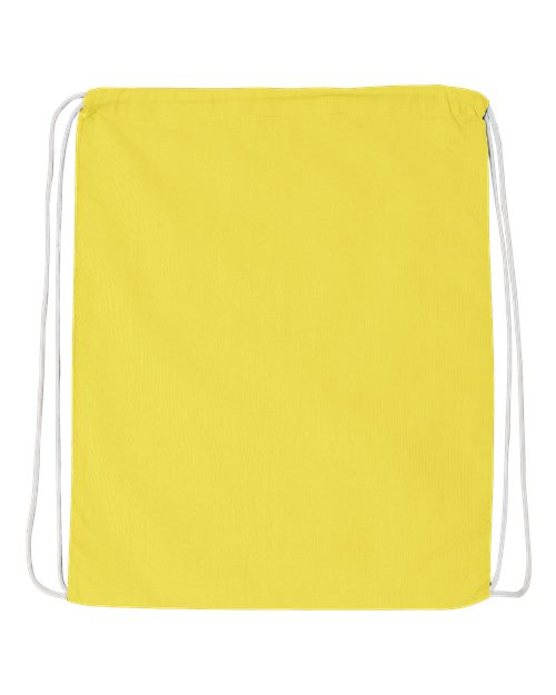 Q-Tees Q4500 Economical Cotton Drawstring Bag-18