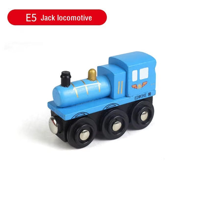 Magnetic Train Toys Wooden Train Accessories Anime James Locomotive Car Railway Vehicles Track Trains Toys Kids Gifts
