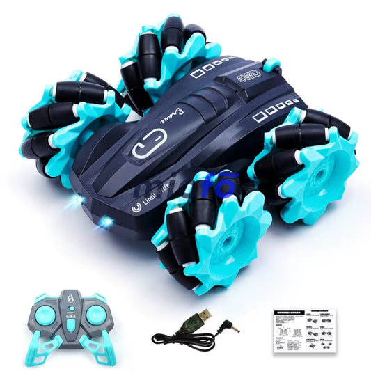2.4Ghz Rc Stunt Car Double Sided Remote Control Vehicle Toy All Directional Drifting Stunt Car RC Car for Kids