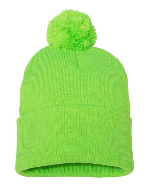 Sportsman SP15 12" Pom-Pom Cuffed Beanie-22