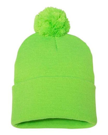 Sportsman SP15 12" Pom-Pom Cuffed Beanie-22