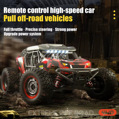 Made in China 1/16 4CH Cheap Adult Toy with Spare Tire Electric Remote Control High-Speed Off-Road Desert Rc Car Kit