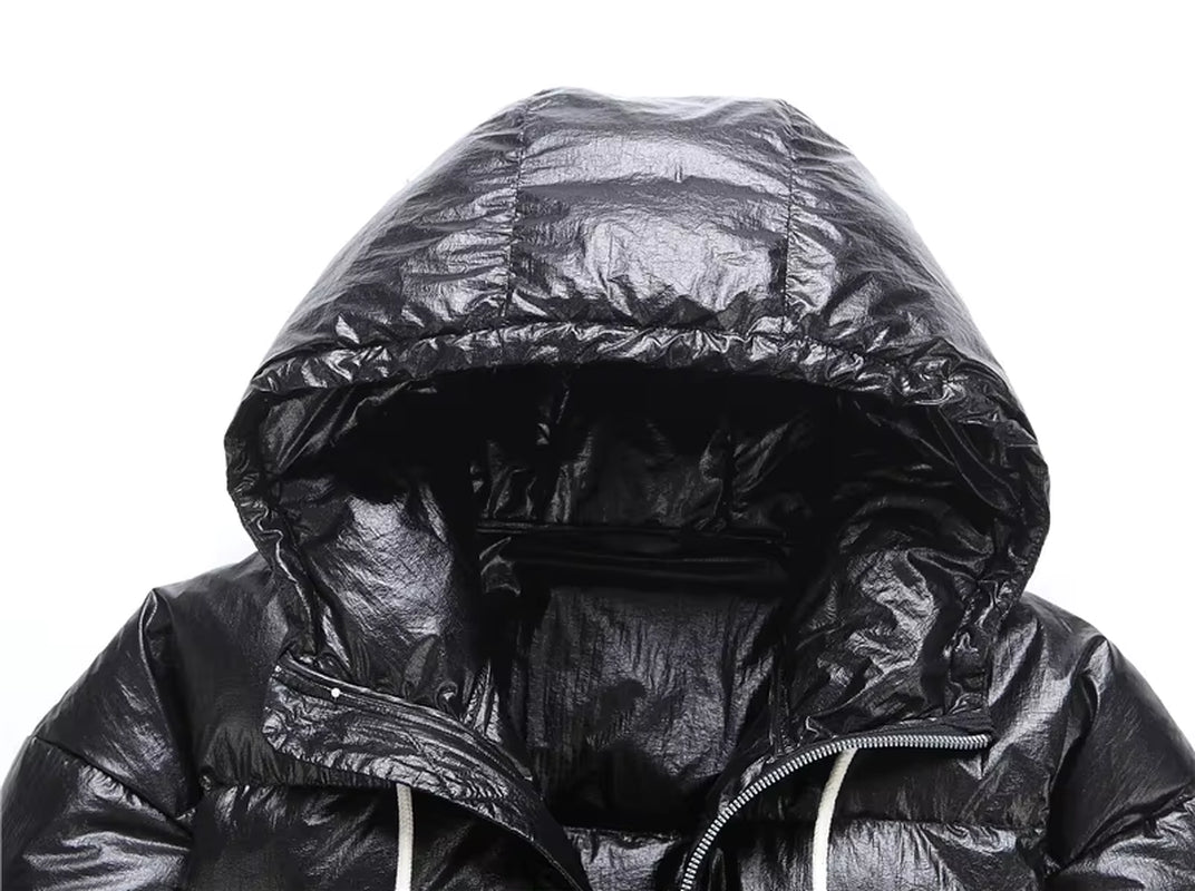 New Winter Men'S Women'S down Jacket High Quality Hooded Casual Coat Thick and Warm Men'S Winter Clothing