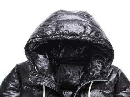 New Winter Men'S Women'S down Jacket High Quality Hooded Casual Coat Thick and Warm Men'S Winter Clothing
