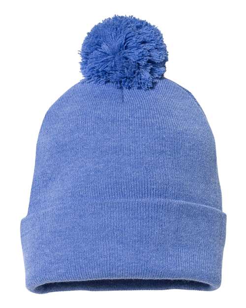 Sportsman SP15 12" Pom-Pom Cuffed Beanie-17