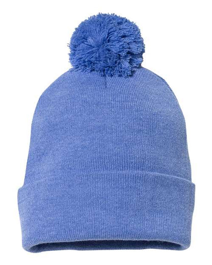 Sportsman SP15 12" Pom-Pom Cuffed Beanie-17