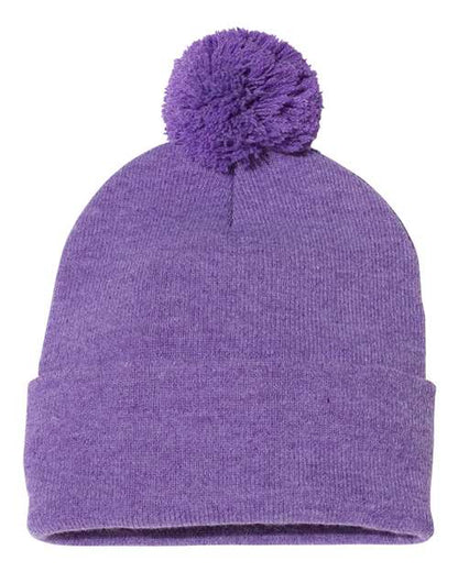 Sportsman SP15 12" Pom-Pom Cuffed Beanie-16