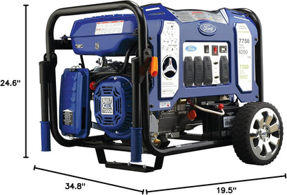 Ford 7750W Dual Fuel Inverter Generator with Electric Start – 120V/240V Portable Power Generator-4
