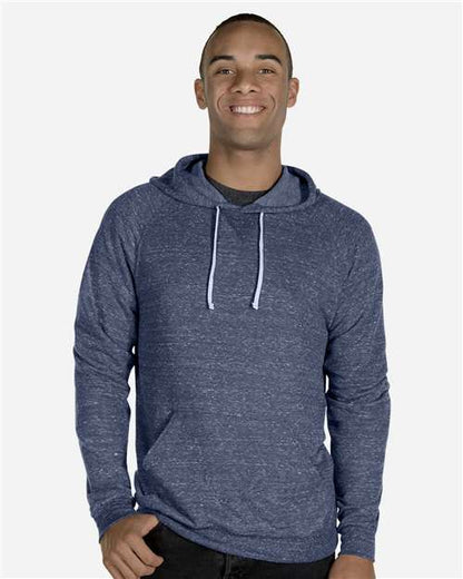 JERZEES 90MR Unisex Snow Heather French Terry Raglan Hooded Sweatshirt-6