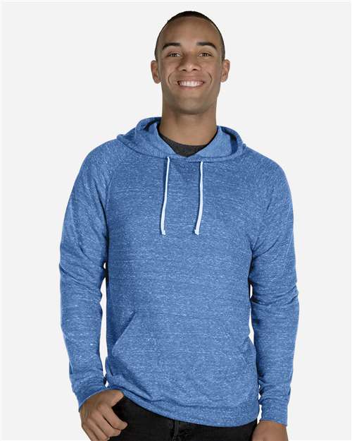 JERZEES 90MR Unisex Snow Heather French Terry Raglan Hooded Sweatshirt-8