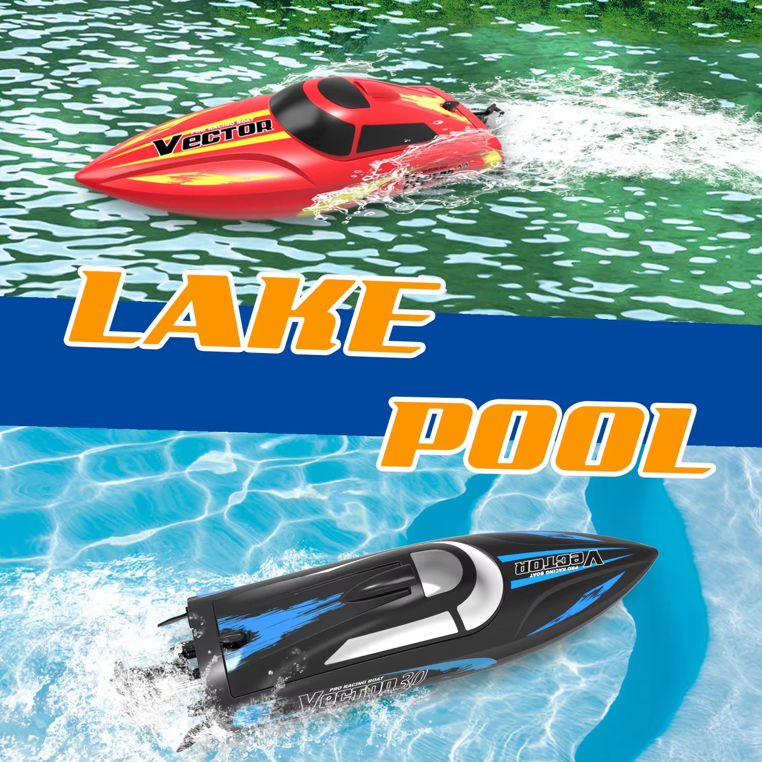 V 30 High Quality 2.4G RTR USB Cable Waterproof Plastic High Speed Play in Pool Christmas Gift for Kid Rc Boat