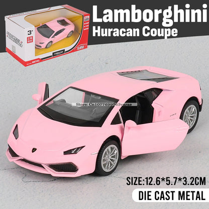 1:36 Volkswagen Beetle Classic 1967 Pink Alloy Car Model Toy Casting Series Collection Jewelry Gift Christmas Gift