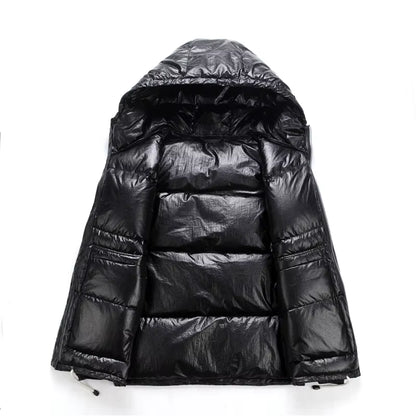 New Winter Men'S Women'S down Jacket High Quality Hooded Casual Coat Thick and Warm Men'S Winter Clothing