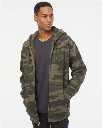 Independent Trading Co. IND4000Z Unisex Heavyweight Full-Zip Hooded Sweatshirt-4
