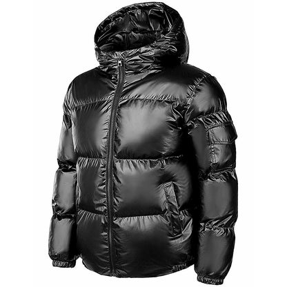 Men'S New Winter Fashion Puffer Jacket Waterproof Zipper Closure Warm Padding Bubble Puffy Jacket-Wholesale