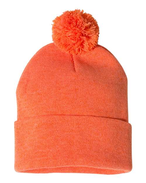 Sportsman SP15 12" Pom-Pom Cuffed Beanie-15