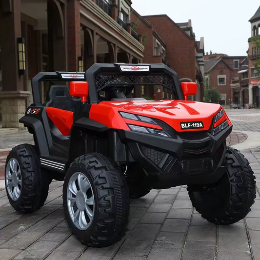 Children'S Four-Wheeled 12V Battery Operated Toys Car for Kids to Drive Remote Control Electric Ride on Car for Children