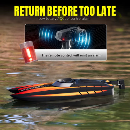 VOLANTEXRC Remote Control Boat with Self-Right & Reverse Function (795-5 Red)