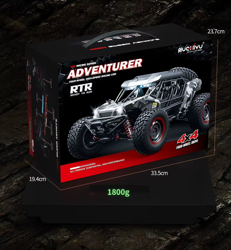 Made in China 1/16 4CH Cheap Adult Toy with Spare Tire Electric Remote Control High-Speed Off-Road Desert Rc Car Kit