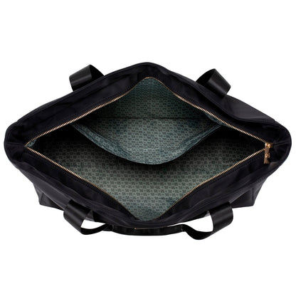 Uncomplicated Nylon Weekender Tote Bag