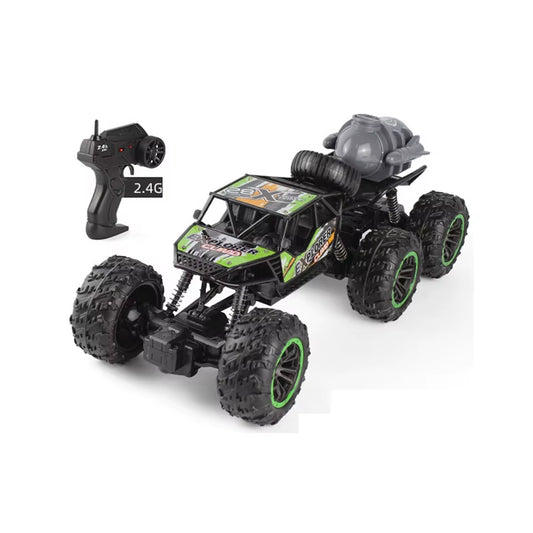 Kids 2.4G Rc Car 1:18 Six-Wheel Drive Spray Remote Control Vehicle Climbing Car Remote Control Car Toys