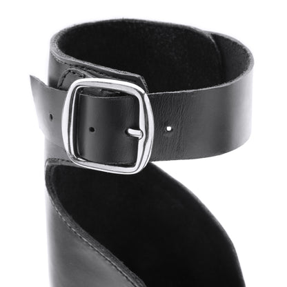 The Camila Leather Flatform Sandal