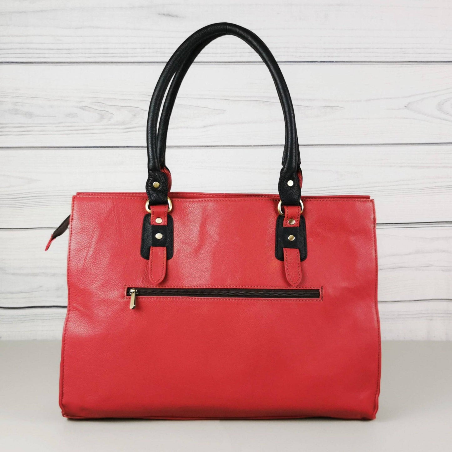 The Signature 17" Leather Laptop Bag, Jasper