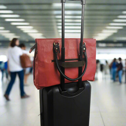 The Signature 17" Leather Laptop Bag, Jasper