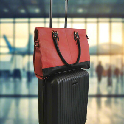 The Signature 17" Leather Laptop Bag, Jasper