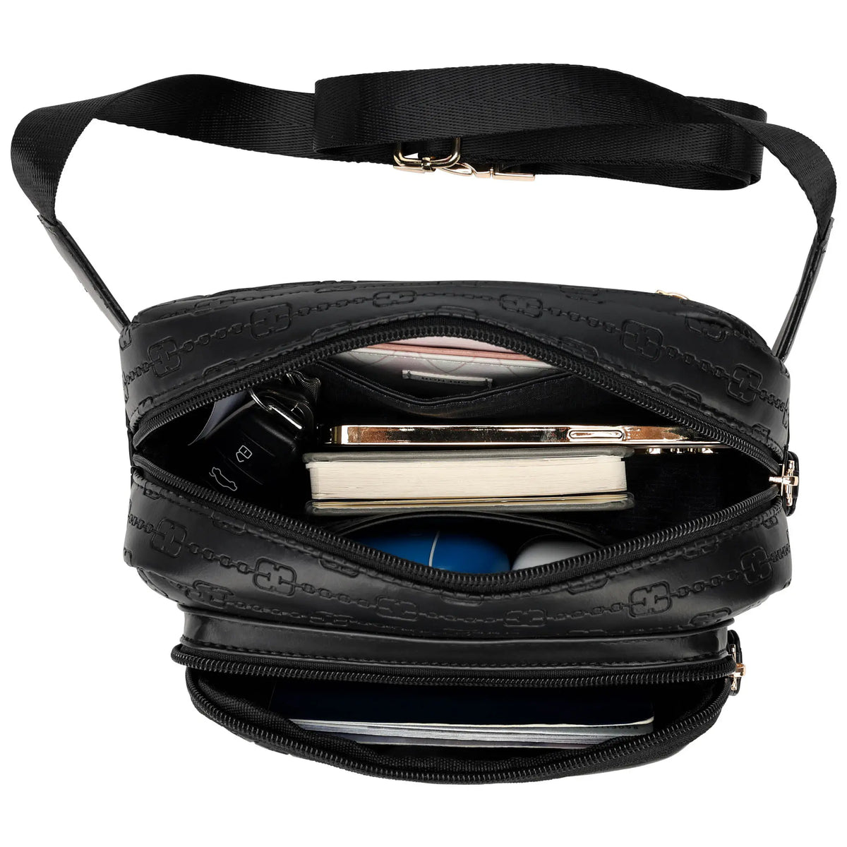 Eleganza Vegan Leather Crossbody Bag