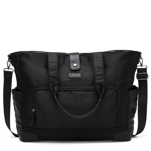 Voyage 25L Twill and Vegan Leather Weekender Tote Bag
