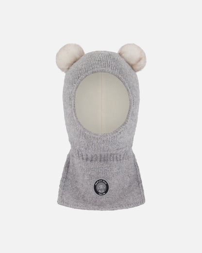 Knit Balaclava Heather Gray