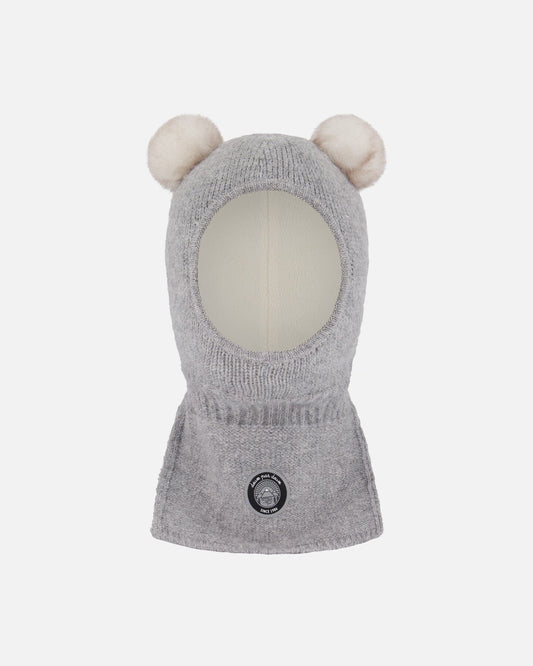 Knit Balaclava Heather Gray