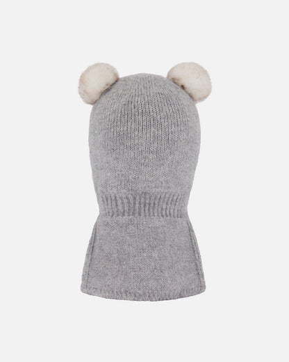 Knit Balaclava Heather Gray
