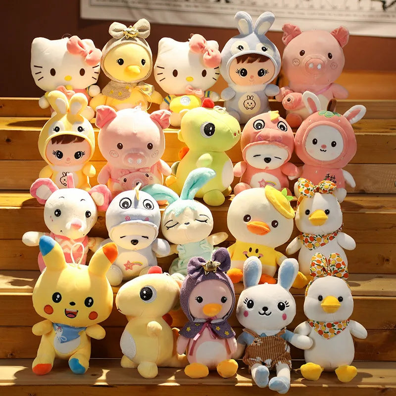 Wholesale Fashion 7 Inch Stuffed Animals Low MOQ Custom Doll Plush Toys for Claw Machine Toy Crane Machine