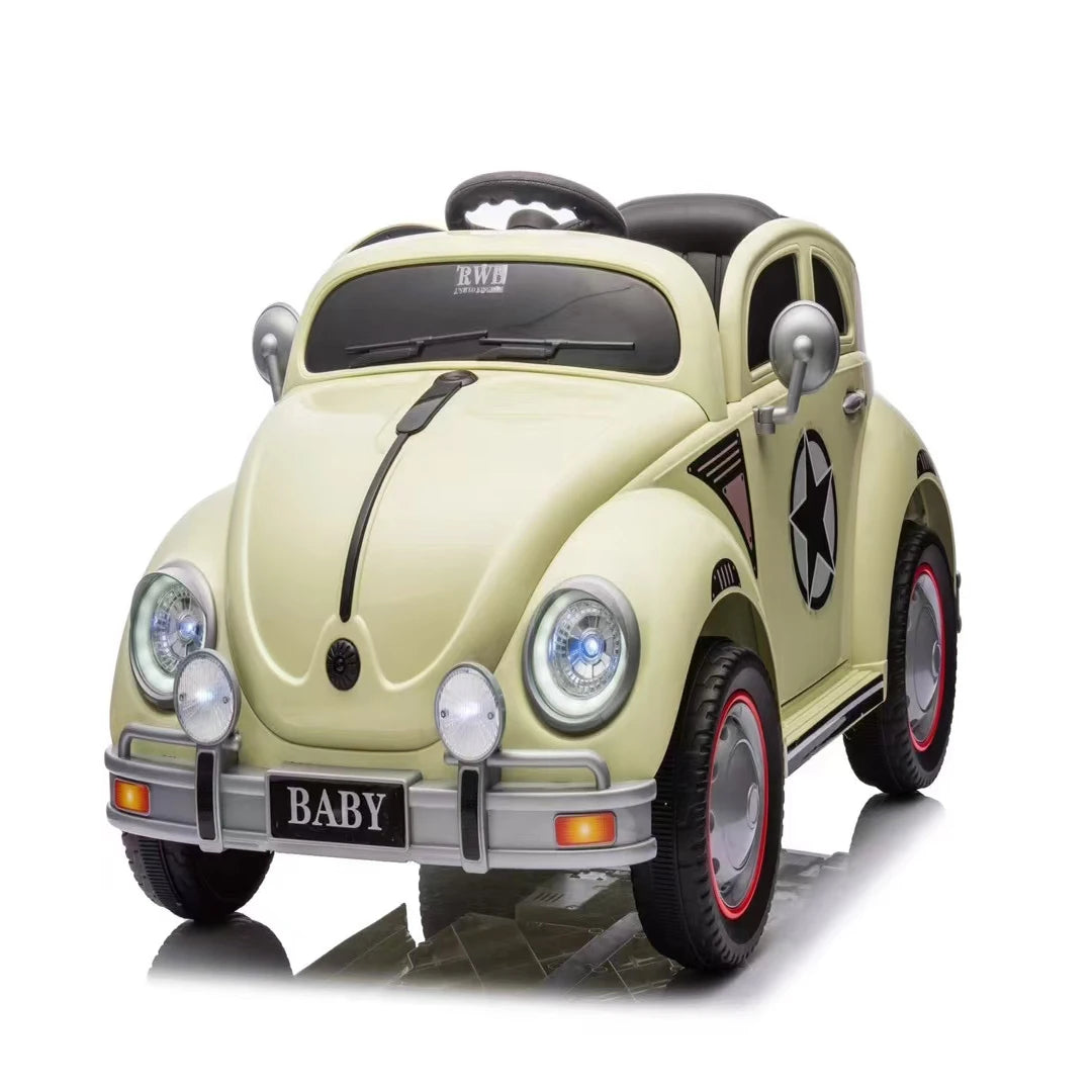 Rechargeable Battery Remote Control Ride-On Electric Car Toy for Kids Ages 5-7 Four-Wheel Plastic Material for Baby