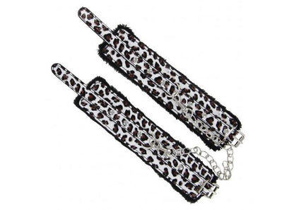 Cheetah Print Wrist Bondage Restraints-2