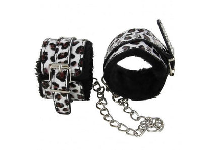 Cheetah Print Wrist Bondage Restraints-0