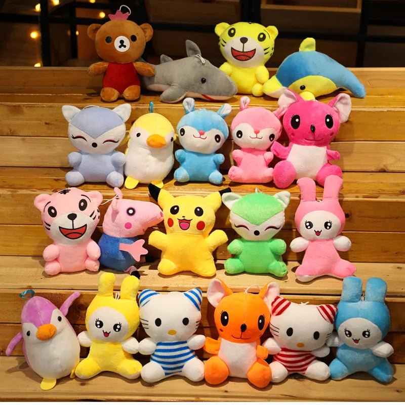 Wholesale Fashion 7 Inch Stuffed Animals Low MOQ Custom Doll Plush Toys for Claw Machine Toy Crane Machine