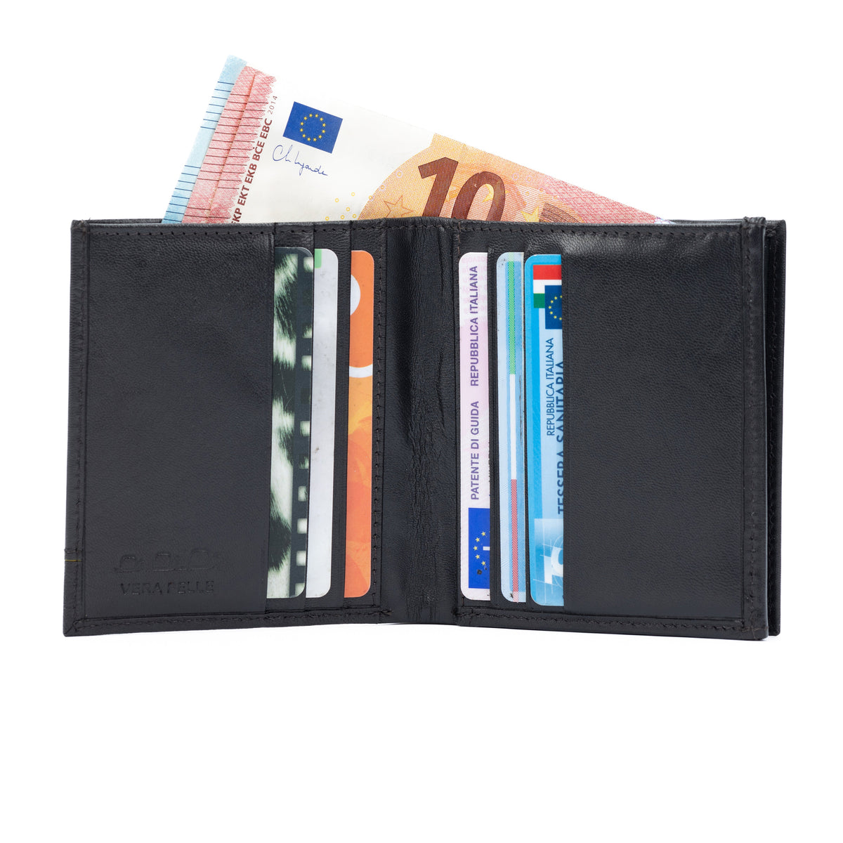 K11025BB | Men's Genuine Leather Wallet Col. Dark Brown