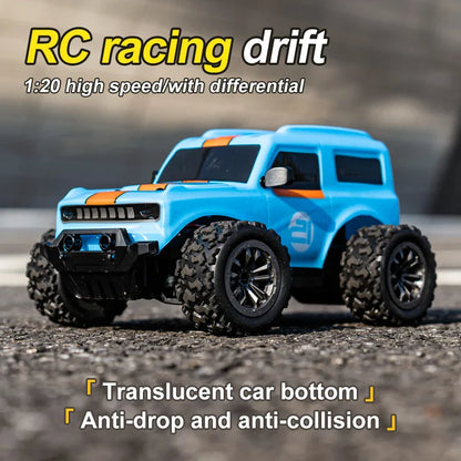 Mini 4WD RC Climbing Car - Fast 20Km/h Remote Control Toy for Kids