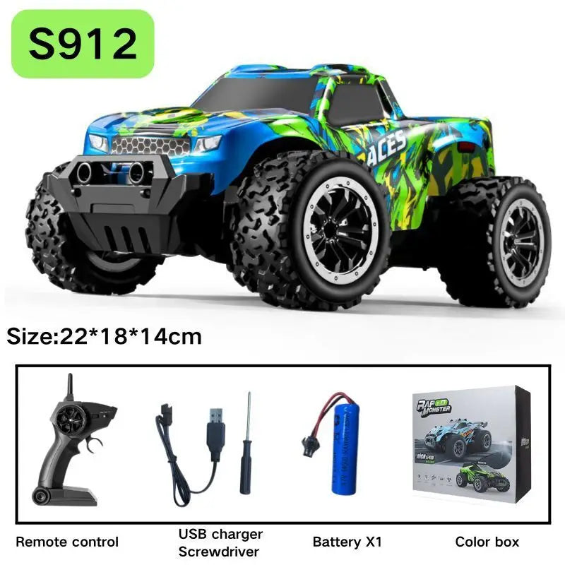 Mini 4WD RC Climbing Car - Fast 20Km/h Remote Control Toy for Kids